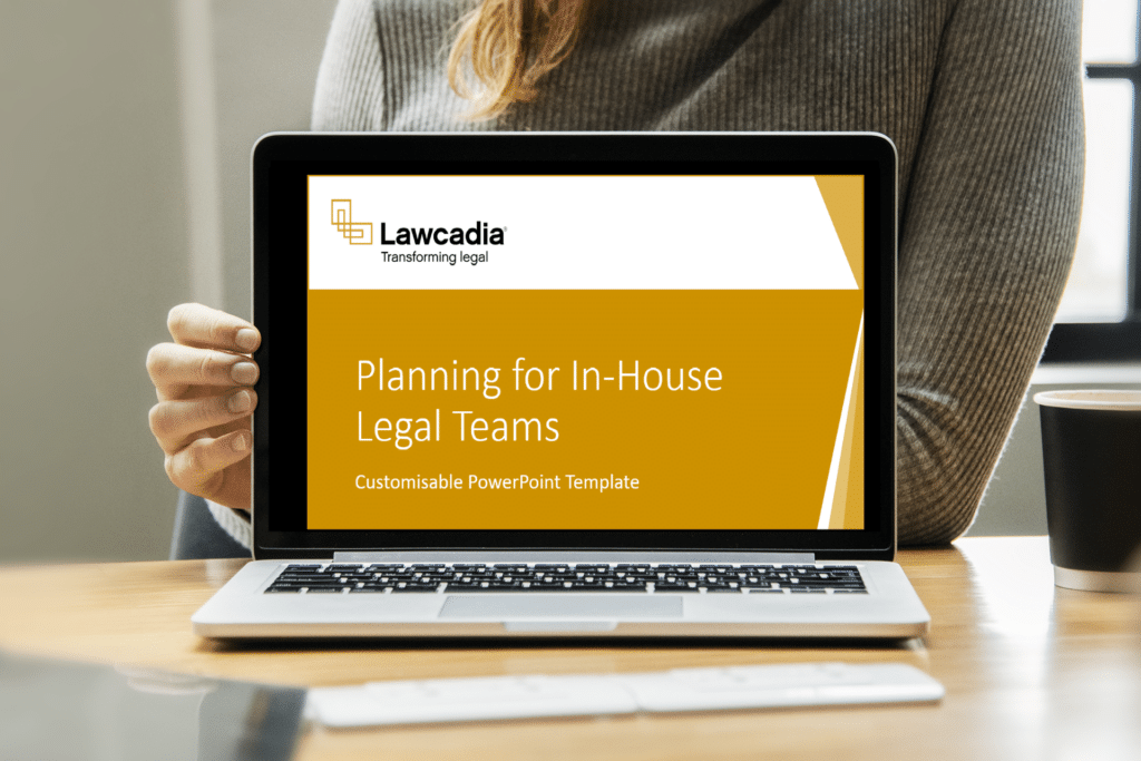 Planning template for in-house legal teams