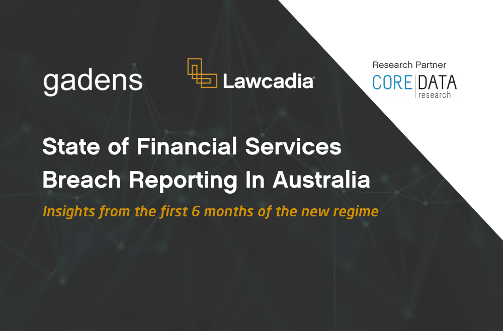State of Financial Services Breach Reporting in Australia