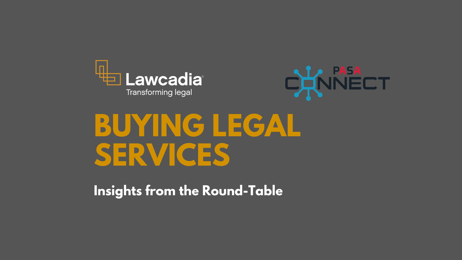 Buying Legal Services