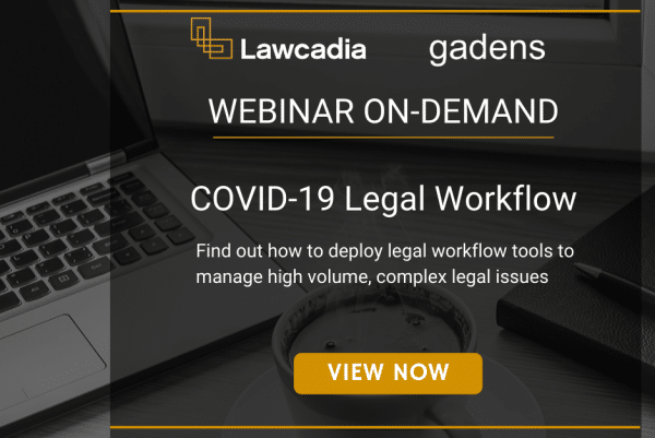 Covid-19 Legal Workflow